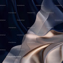 Luxurious Silk Fabric with Elegant Folds