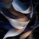 Abstract Flowing Shapes with Elegant Curves