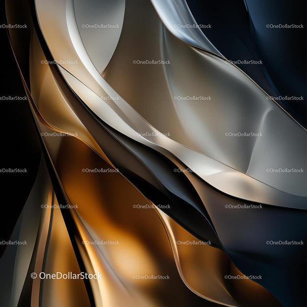 Abstract Metallic Waves in Fluid Motion