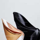 Abstract Black and Gold Fabric Sculpture
