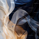 Abstract Flowing Fabric with Elegant Curves