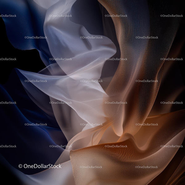 Ethereal Flowing Fabric in Earthy Tones