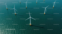 Offshore Wind Farm Generating Renewable Energy