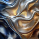 Luxurious Gold and Silver Fabric with Metallic Sheen