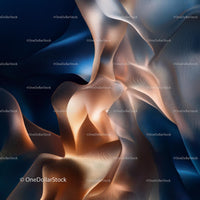 Silky Fabric Creating Fluid Abstract Waves