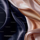 Luxurious Satin and Silk Fabric with Elegant Folds