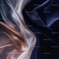Flowing Satin with Elegant Blue and Pink Hues