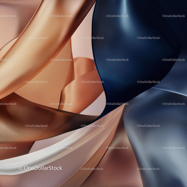 Abstract Flowing Fabrics in Elegant Dynamic Design