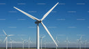 Majestic Wind Turbines Against a Clear Blue Sky