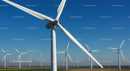 Majestic Wind Turbines Under a Clear Blue Sky
