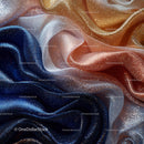 Colorful Sparkling Textured Fabric with Glitter