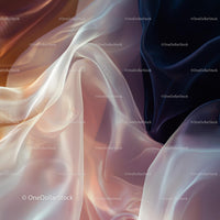 Elegant Flowing Silk in Soft Pastel Colors
