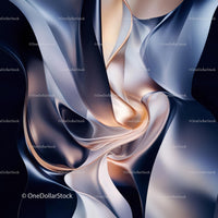 Abstract Silk Waves in Elegant Swirls