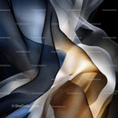 Abstract Flowing Fabric with Elegant Silky Curves