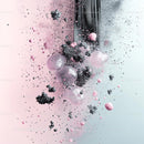 Dynamic Pink and Black Powder Explosion Art