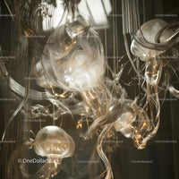 Ethereal Glass Sculptures Illuminated in Modern Design