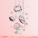 Floating Pink Bubbles in Abstract Motion