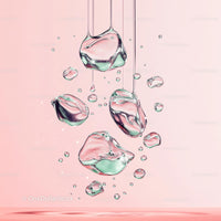 Floating Pink Bubbles in Abstract Motion