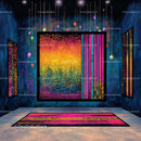 Vibrant Abstract Art in Modern Gallery Space