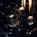 Floating Bubbles and Golden Spheres in Dark Elegance