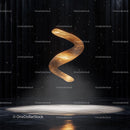 Golden Spiral in Mystical Dark Space