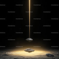 Mystical Levitation Under a Golden Beam