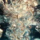 Glittering Abstract Crystal Design with Elegant Reflections