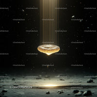 Mysterious Floating Object Illuminating Cosmic Landscape