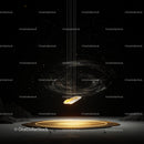 Ethereal Levitation of a Glowing Object in Cosmic Space