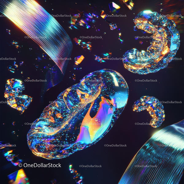 Holographic Abstract Shapes in Cosmic Design