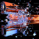 Dynamic Shattered Glass with Vibrant Colors