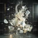 Dynamic Abstract Explosion with Shattered Glass