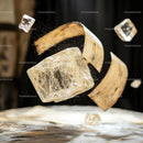 Floating Ice Cubes with Artistic Touch in Soft Focus