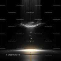 Ethereal Abstract Light in a Minimalist Space