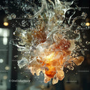 Vibrant Liquid Explosion with Dynamic Motion