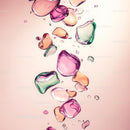 Vibrant Glass Pebbles in Abstract Artistic Arrangement