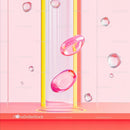 Vibrant Pink and Yellow Bubble Abstract Art