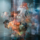 Captivating Abstract Glass Sculpture with Iridescent Colors