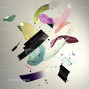 Vibrant Abstract Art with Dynamic Shapes
