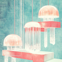 Creative Jellyfish-Inspired Pendant Lighting