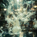 Mesmerizing Abstract Glass and Fluid Dynamics
