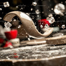 Dynamic Motion of Sugar and Cubes in Dramatic Close-up