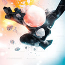 Dynamic Abstract Explosion with Futuristic Elements