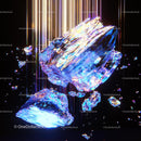 Iridescent Shards with Dynamic Light Effects