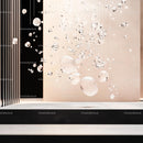 Elegant Glass Bubbles in Minimalist Setting