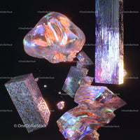 Iridescent Crystals in Vibrant Digital Design