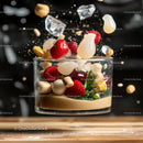 Dynamic Display of Mixed Berries and Nuts in Motion