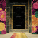 Vibrant Abstract Walls with Cosmic Portal