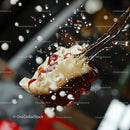 Dynamic Splash of Sauces in Motion
