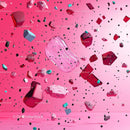 Surreal Floating Rocks on Vibrant Pink Background